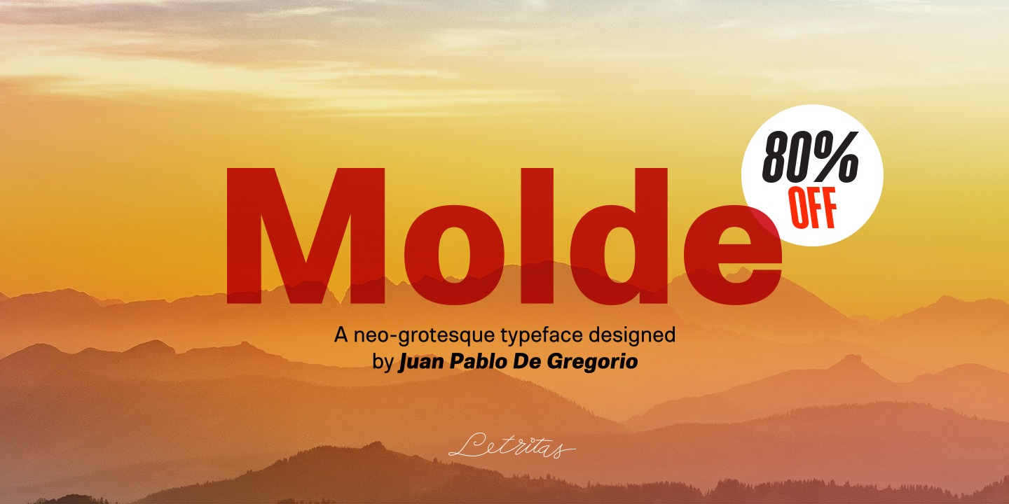 Ejemplo de fuente Molde Condensed #13